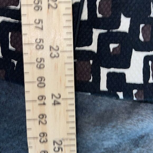 Etcetera Jacket Womens Size 6 retro geo print long sleeve cotten blend Blazer - Picture 7 of 10